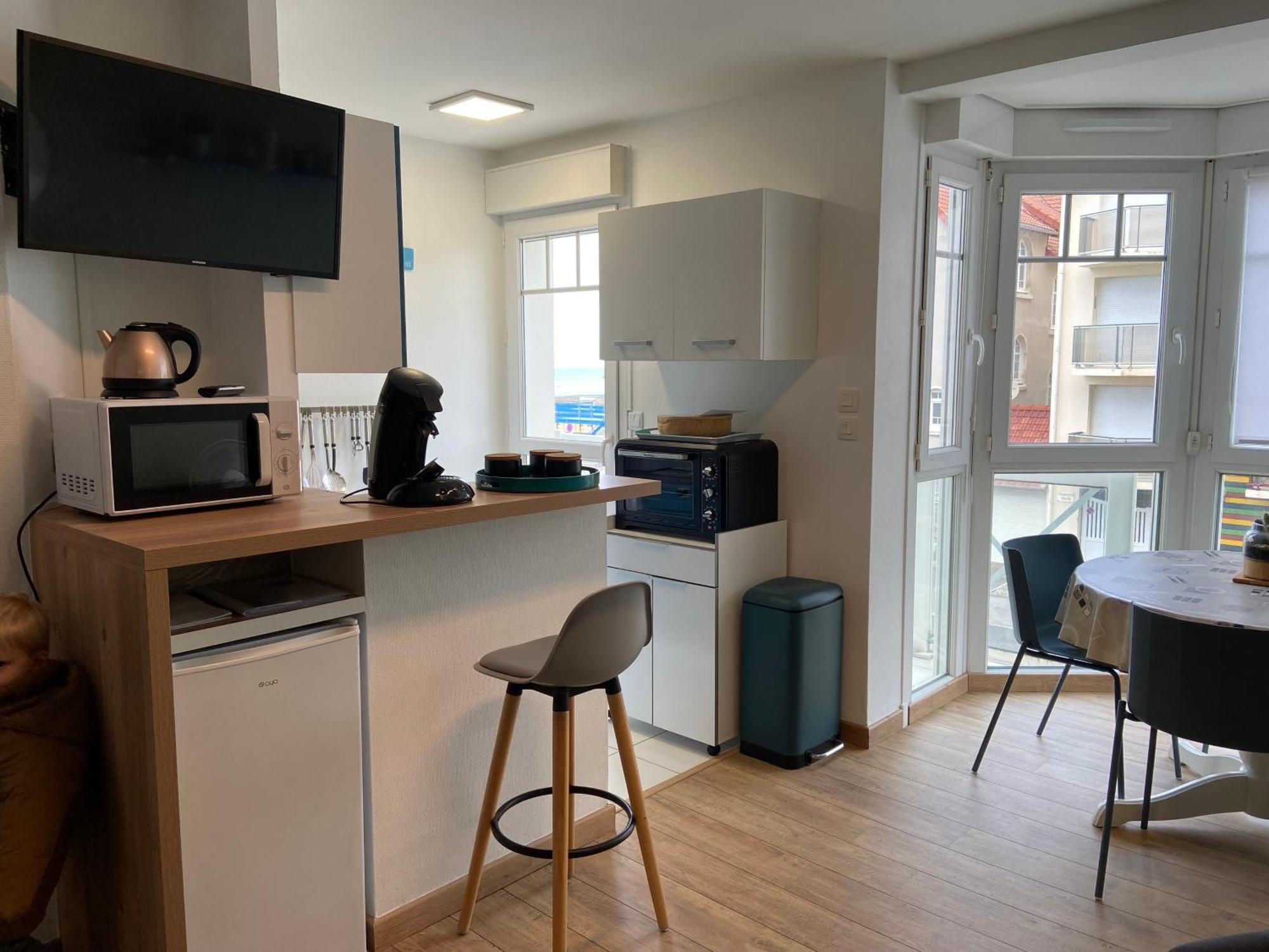 Le Bon Endroit En Bord De Mer, Vue Mer , Parking Et Wifi Wimereux Exterior foto